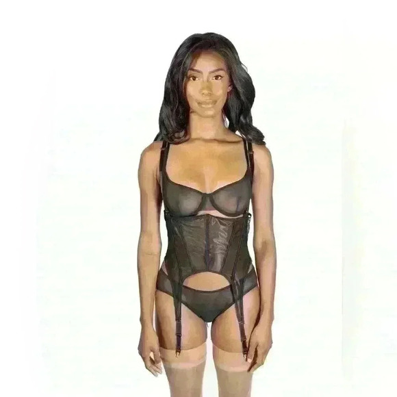 Sheer Corset  Beta by Less Is Amor - Picture 1 of 4